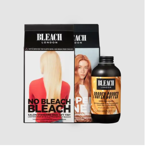 Copper Complete Colour Set with No Bleach Bleach