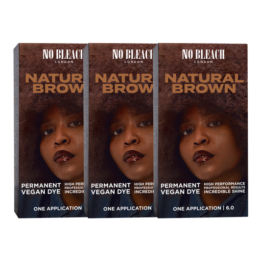 Natural Brown Permanent Dye (3 Pack)