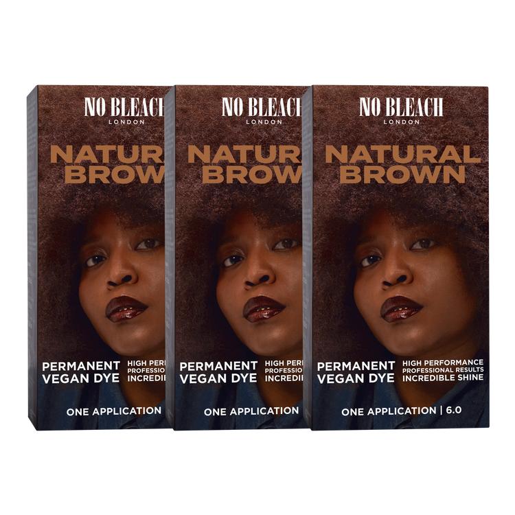 Natural Brown Permanent Dye (3 Pack)